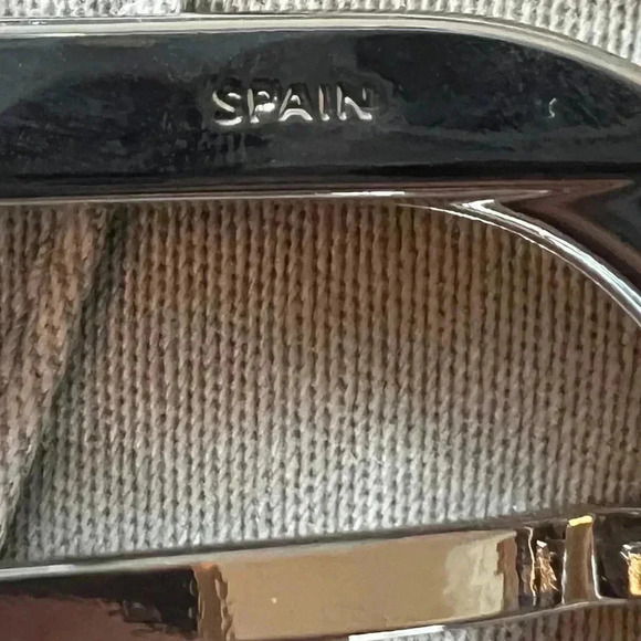 ESCADA Women’s Vintage Navy Blue Silver Buckle Belt Size 2 - Picture 5 of 16